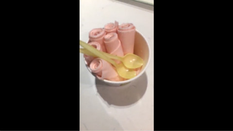 天气要热了炒冰淇淋想吃不